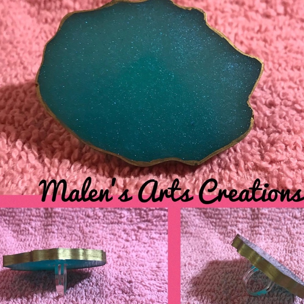 Sortija de Paleta de diseños de uñas.